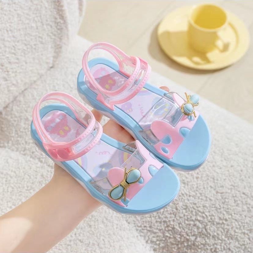 OkayBaby B106 Sandal Anak Perempuan Original Termurah Sepatu Import Fashion Bahan Lembut Terbaru Kekinian