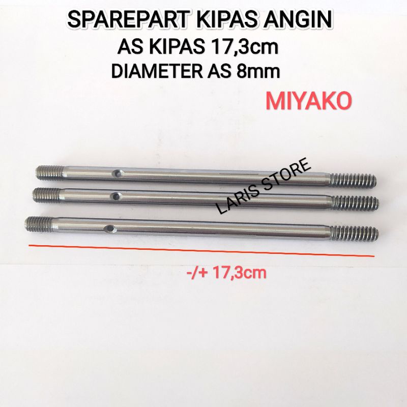 As Dinamo Kipas Angin / As Drat 17,3cm Miyako RRT Umum - Universal