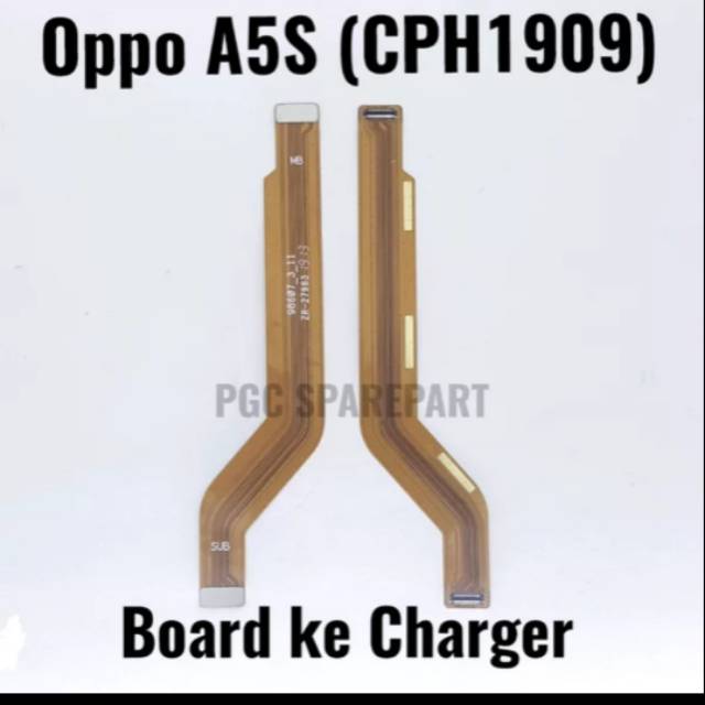 Flexi Board Ui Penghubung Mesin ke Charger Oppo A5s Original