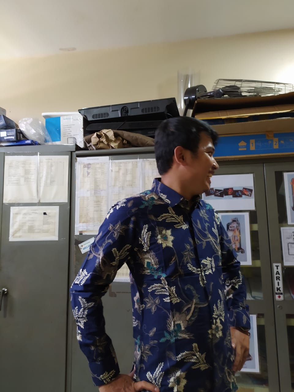 Odza Batik Lengan Panjang Kemeja Pria Batik Pekalongan Slimfit Modern Renatisa