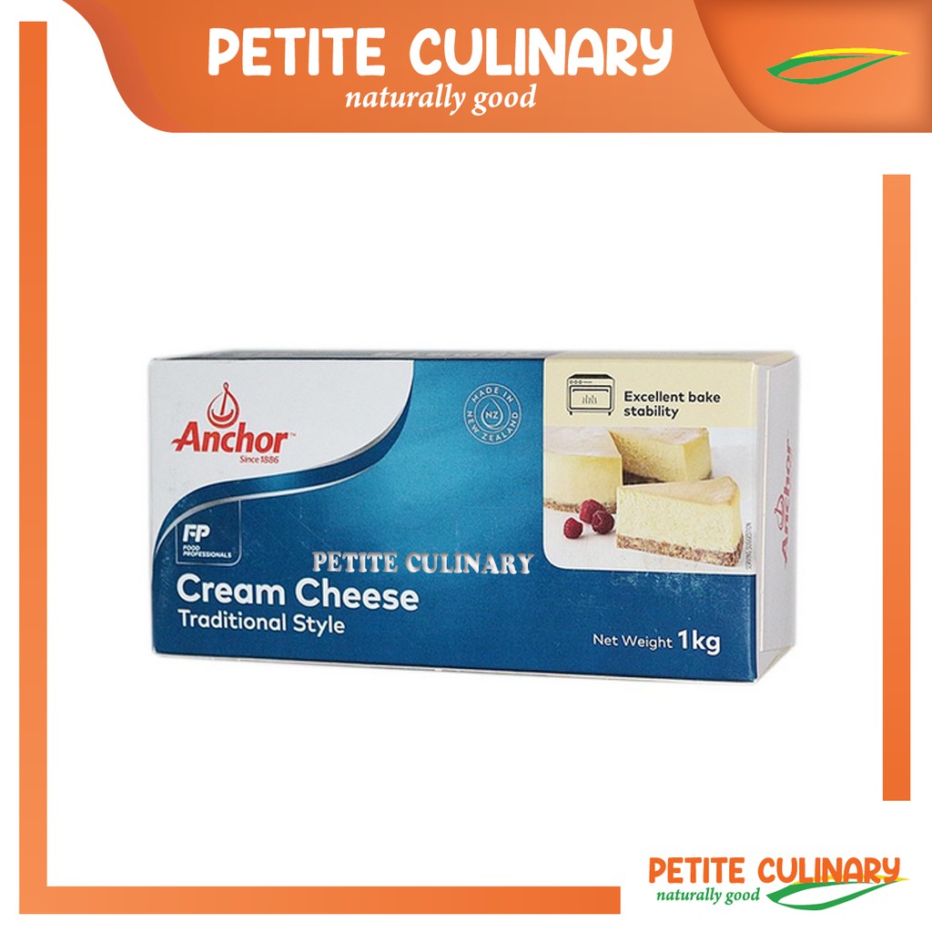 

PETITE ANCHOR CREAM CHEESE 1 KG NEW ZEALAND PREMIUM HALAL