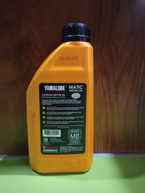 Oli Yamalube Matic 20W40 800ml (0.8Lt) Original 100%