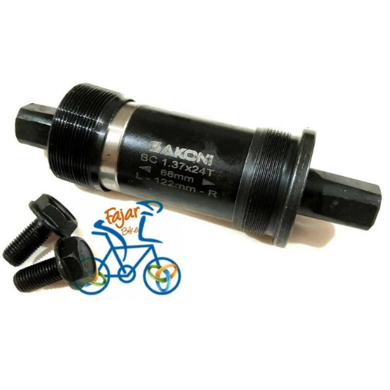 BB Sakoni 122 / Bottom Bracket Axle Bearing Sepeda 122 mm