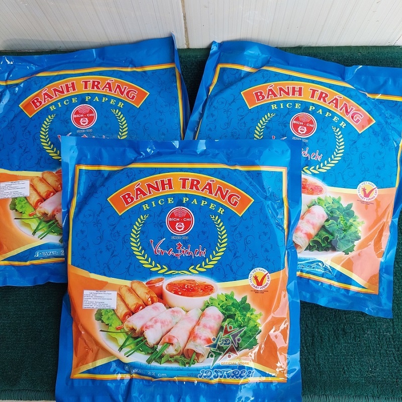 BANH TRANG RICE PAPERS BLUE 22CM Kulit Lumpia Vietnam rice roll spring roll