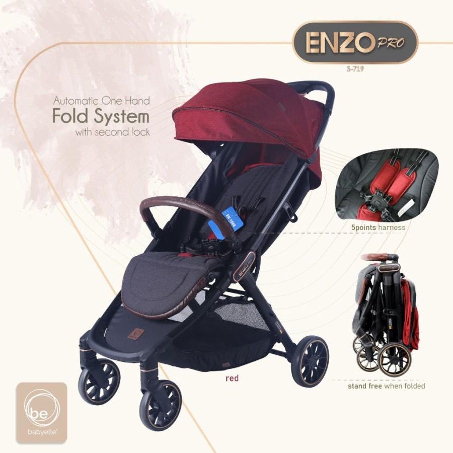 Babyelle Stroller Enzo Pro S179 - Kereta Dorong Bayi