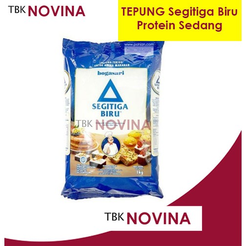 TEPUNG SEGITIGA BIRU PROTEIN SEDANG 1KG