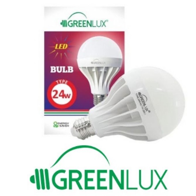 Lampu bohlam LED 24 WATT GREENLUX energy saving E27 putih white