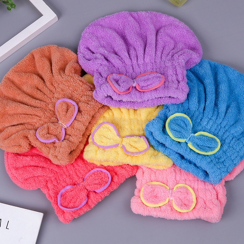 JBI-0212 Handuk Keramas Rambut Topi Cepat Kering Kualitas Premium-Handuk Pengering Rambut-Bahan Microfiber Handuk Turban Hair Towel Magic