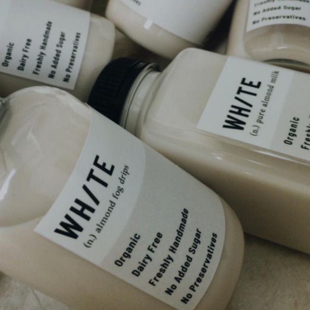 

Flavoured Almond Milk - Fresh Almond Milk - Susu Almond - Freshly Handmade Organic Natural Vegan