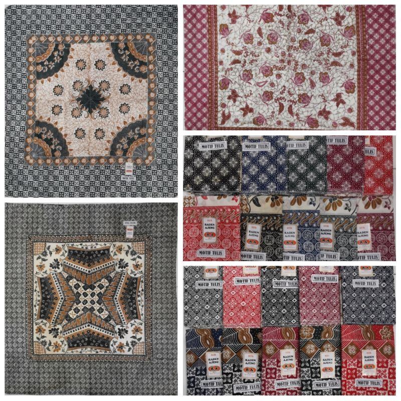 Tukuparty Taplak Meja Batik Segi Empat Katun Jumbo