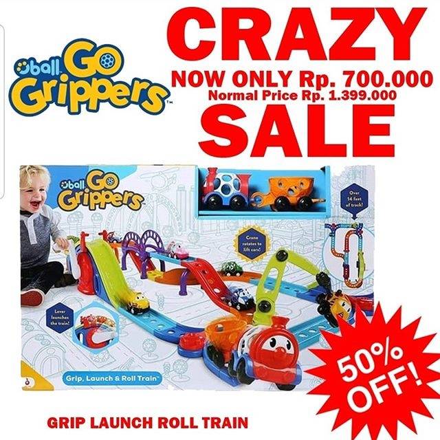 Oball Go Grippers Grip Launch and roll train