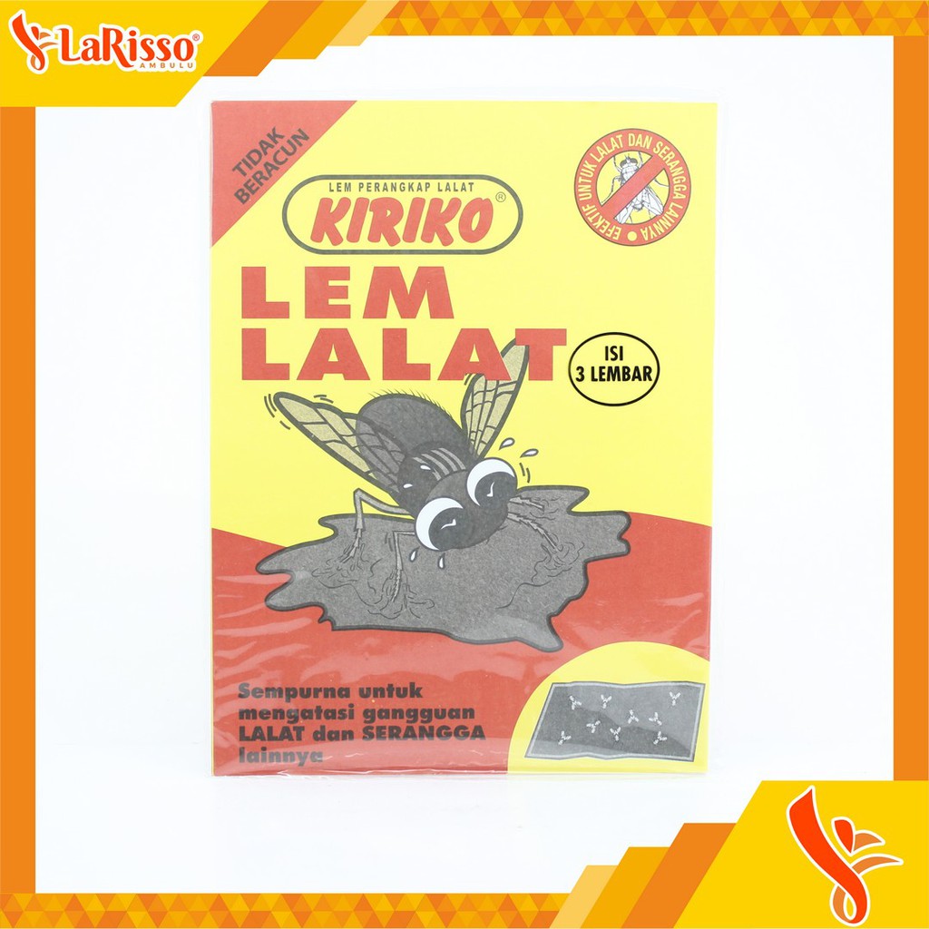 

KIRIKO LEM PERANGKAP LALAT KERTAS ISI 3 LEMBAR