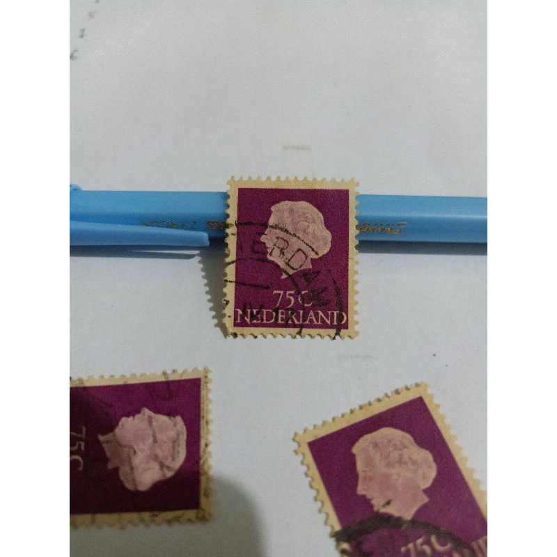 

Perangko Koningen Juliana 1953-1958 75 c Nederland Stamp