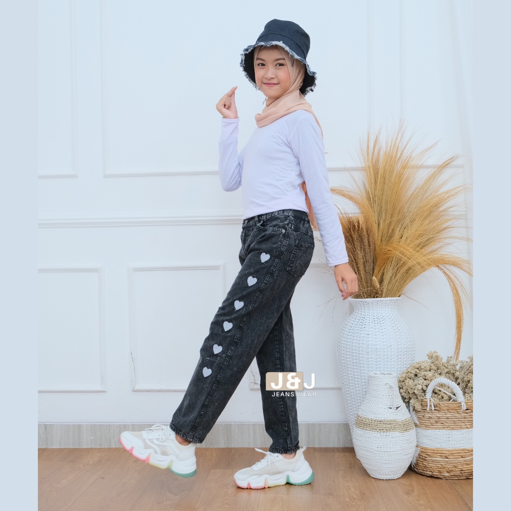 Celana Cutbray Jeans Anak Perempuan 10 tahun