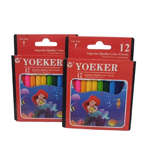 

Pensil Warna Yoeker 12 Warna Pendek