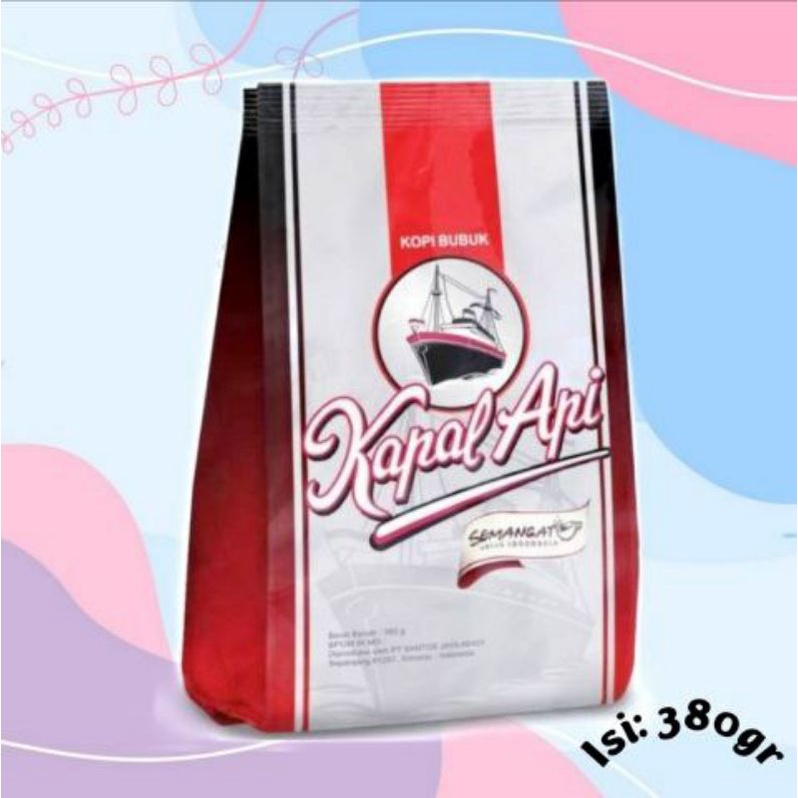 

kapal api 380gr silver kopi bubuk