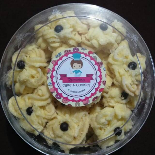 

Kue semprit susu "Romeesa cake & cookies