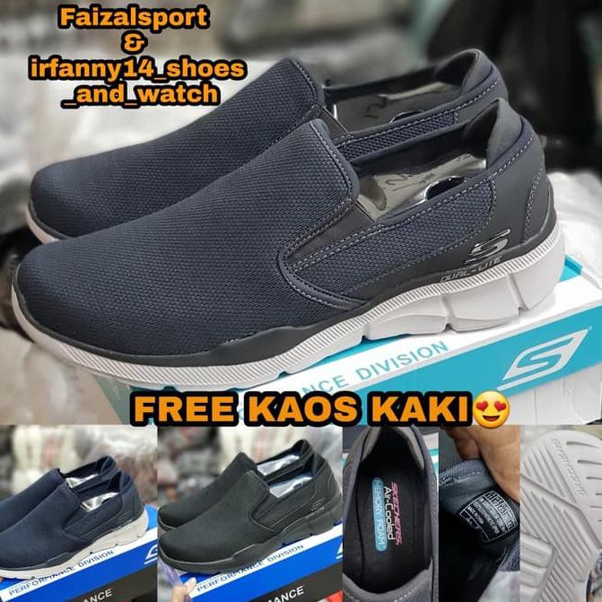 ❂J70222§ Sepatu Skechers Pria / Skechers Equalizer 3 / Skechers Pria Slip On