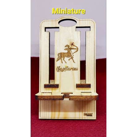 stand /dudukan / holder hp dari kayu
