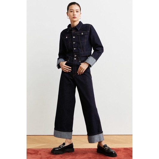 cropped denim jacket H&M