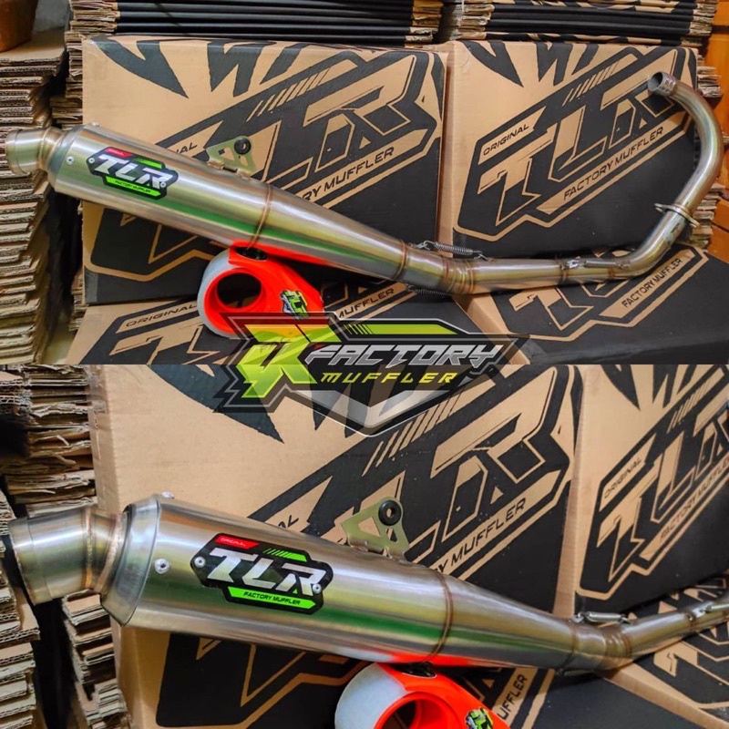 knalpot cb gl mp mp tiger  by TLR muffler original type free flow freeflow
