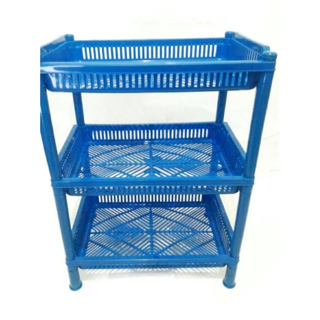 ❇ Rak Plastik Serbaguna 3 Susun / Tingkat - Ukuran Besar ♙