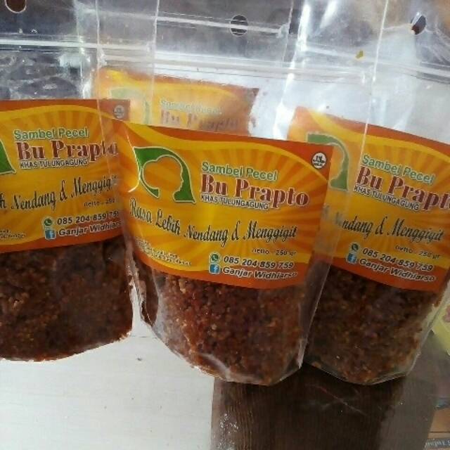 

Sambel pecel Bu Prapto