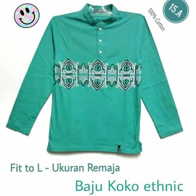 BAJU KAOS KOKO PRIA LENGAN PANJANG