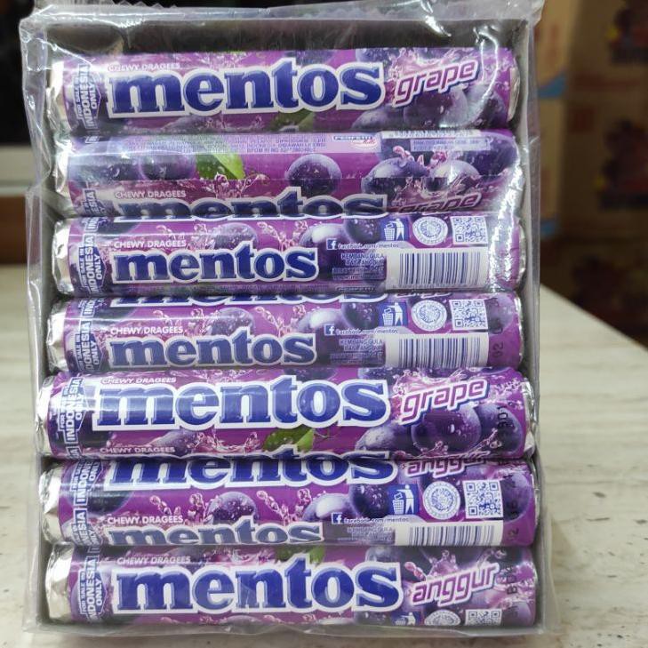 

(SANGAT TERJANGKAU) >>> 578VON Permen Mentos roll 29 gram (1 pack isi 14 sticks)