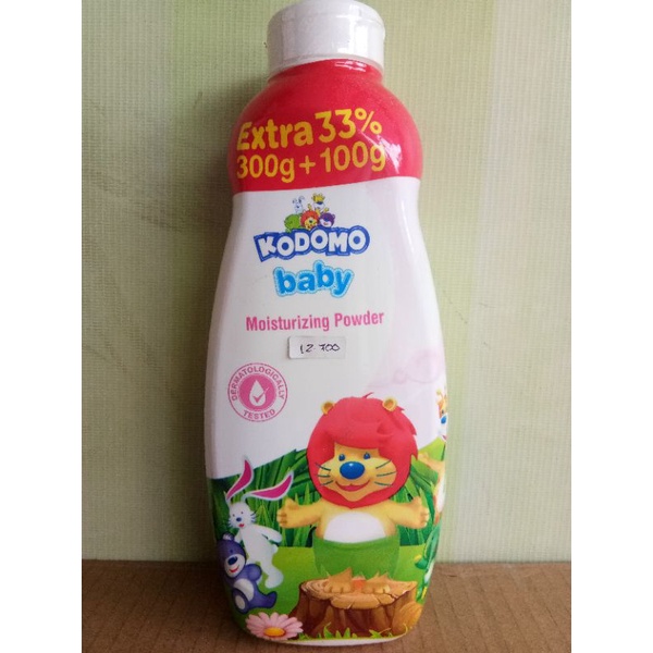 KODOMO BABY POWDER REFRESHING, CALMING, RICE MILK, MOIZTURIZING, CHAMOMILE 300+100GR