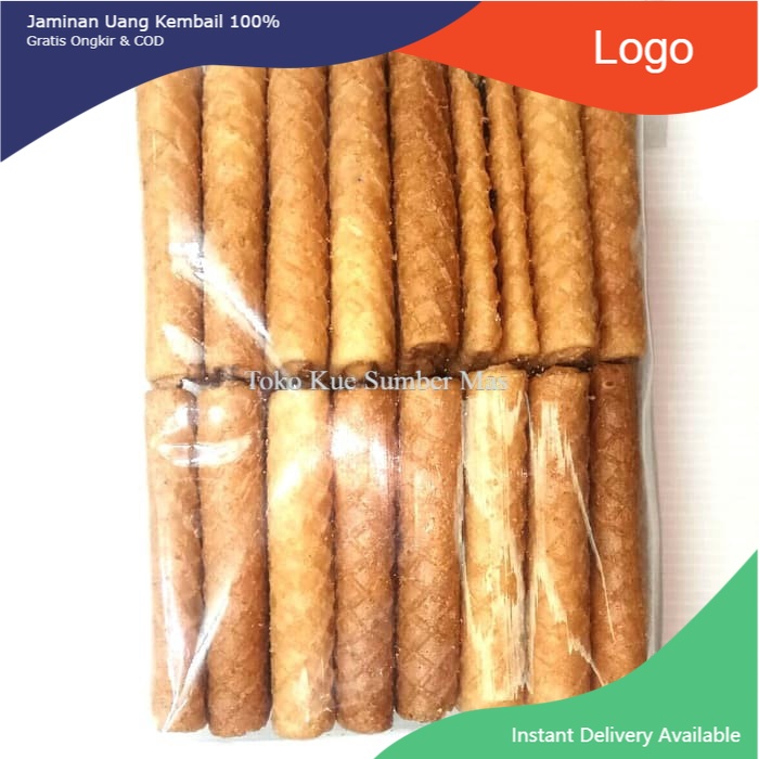 

Makanan Ringan Snacks KUE SEMPRONG LIPAT/SEMPRONG DOMPET TERLARIS RASA WIJEN 250 GRAM