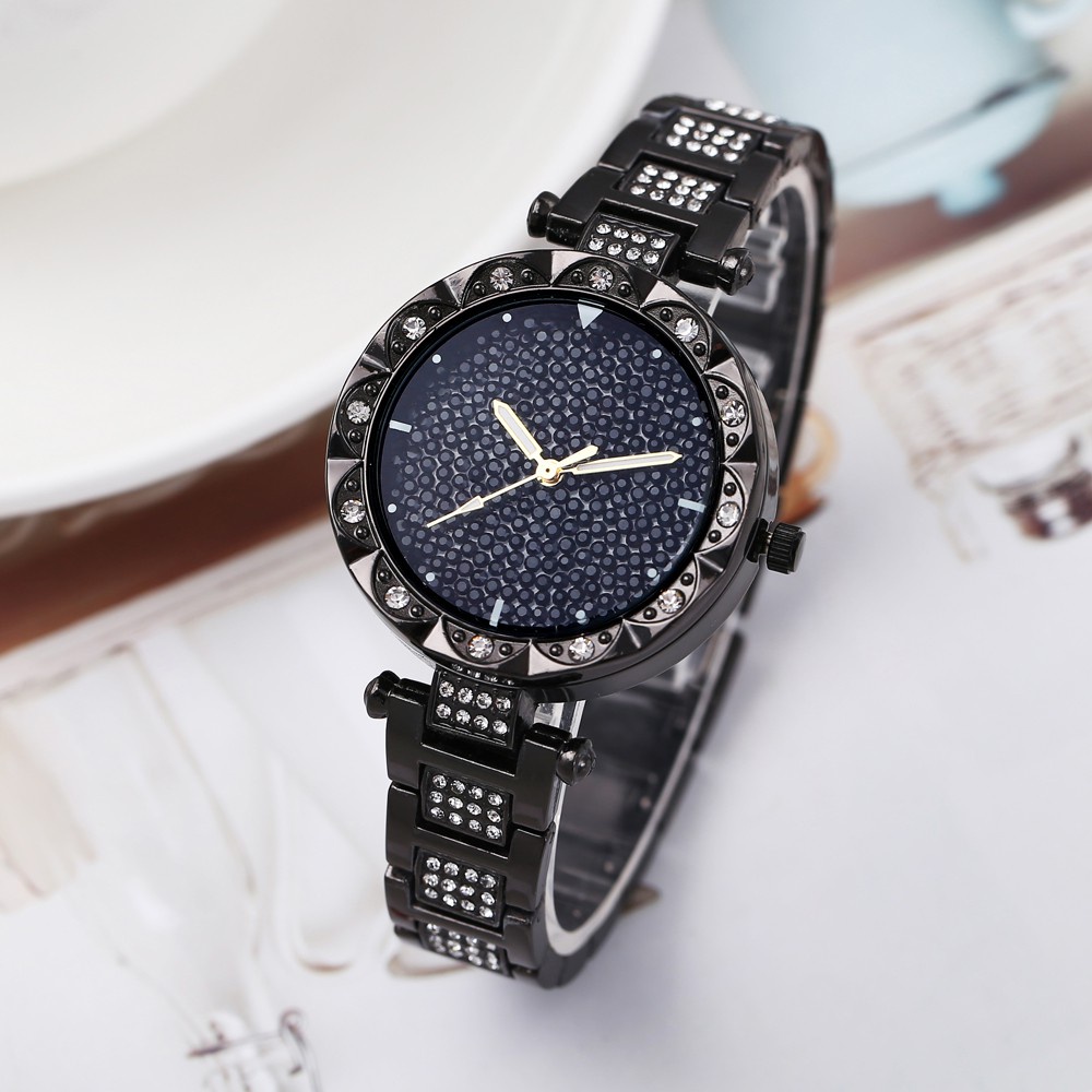 ✅COD Jam Tangan Wanita Analog Quartz Casual Fashion Strap Rantai Stainless Steel Import Couple G12