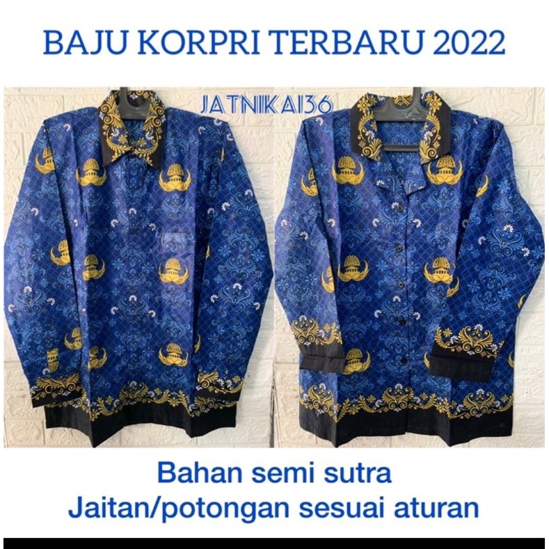 KORPRI TERBARU 2022 BAHAN SEMI SUTRA
