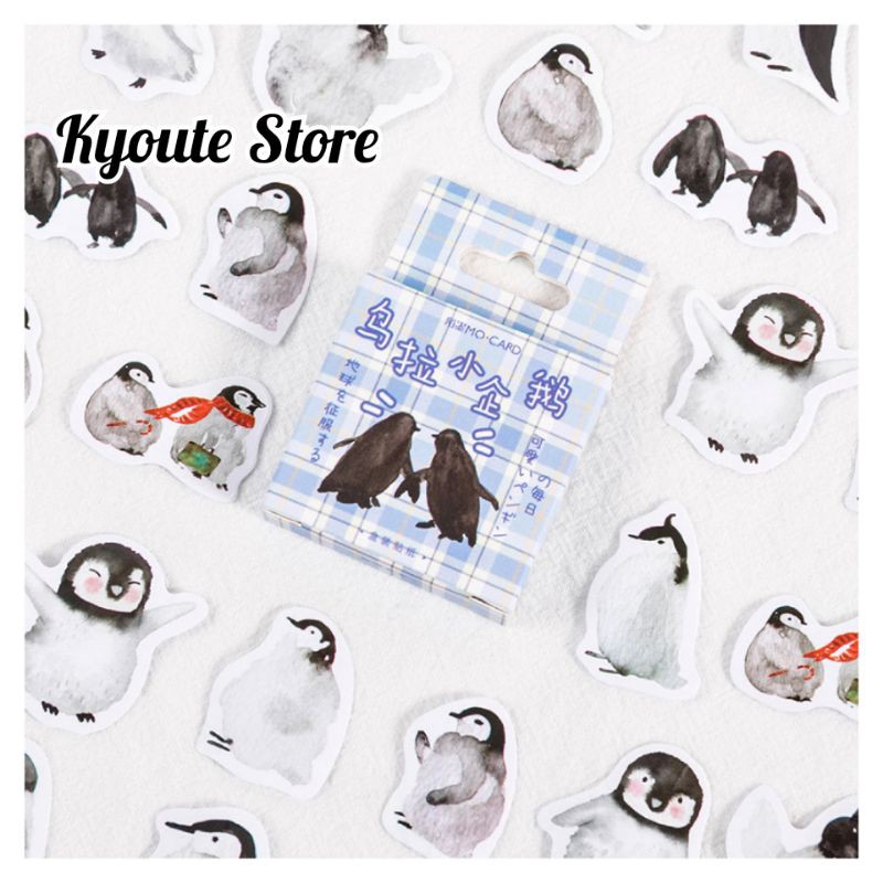 

Sticker Dekorasi Cute Polar Penguin Scrapbook Journal Diary Planner