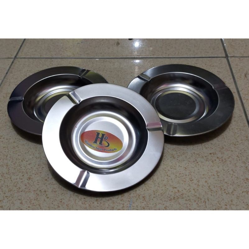 Asbak stainless steel uk 12cm