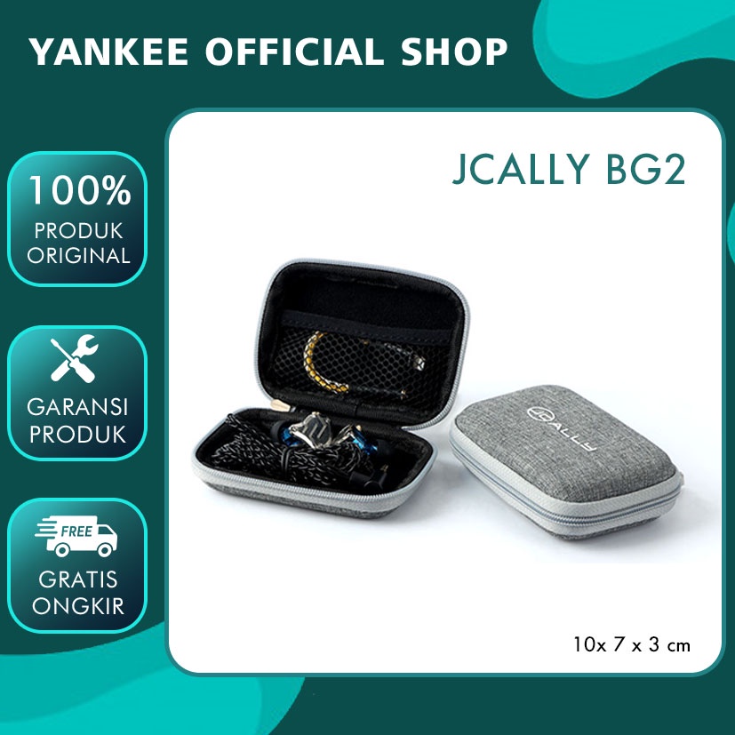 JCALLY Earphone Case Hardcase for KZ EDX Pro TRN MT1 QKZ AK6 BG2