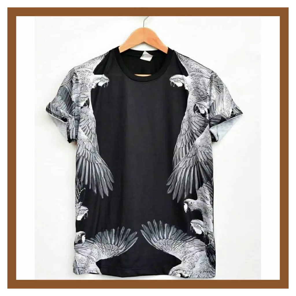 Baju Kaos Printing 3D Bangkok Thailand SAYAP Burung Fullprint Full Print Spoon Import Distro P05