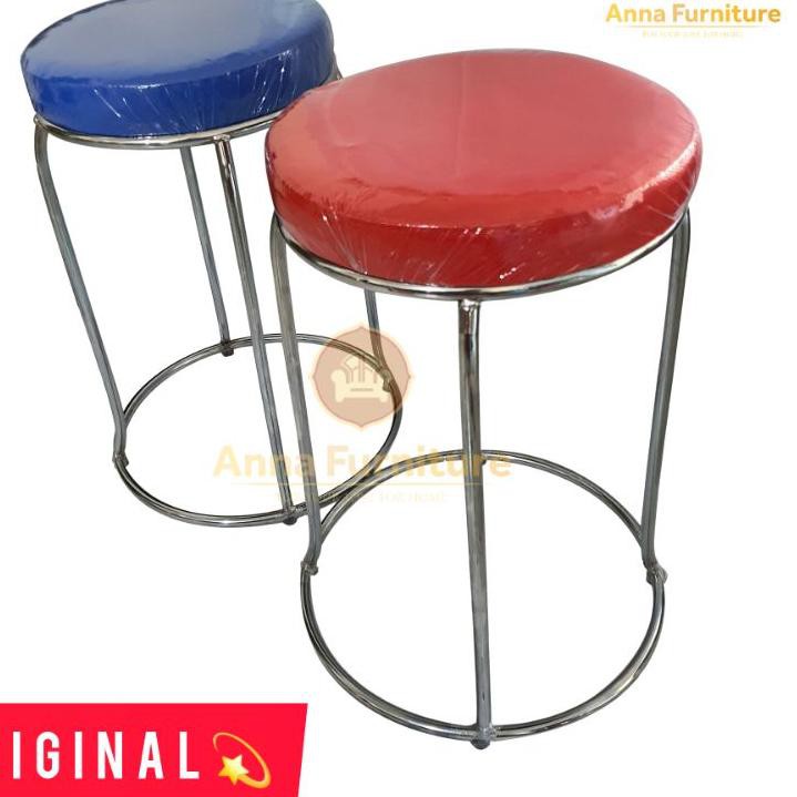 ☀ KURSI BULAT/ KURSI CAFE / BAR / KURSI BESI TINGGI 50cm ➪