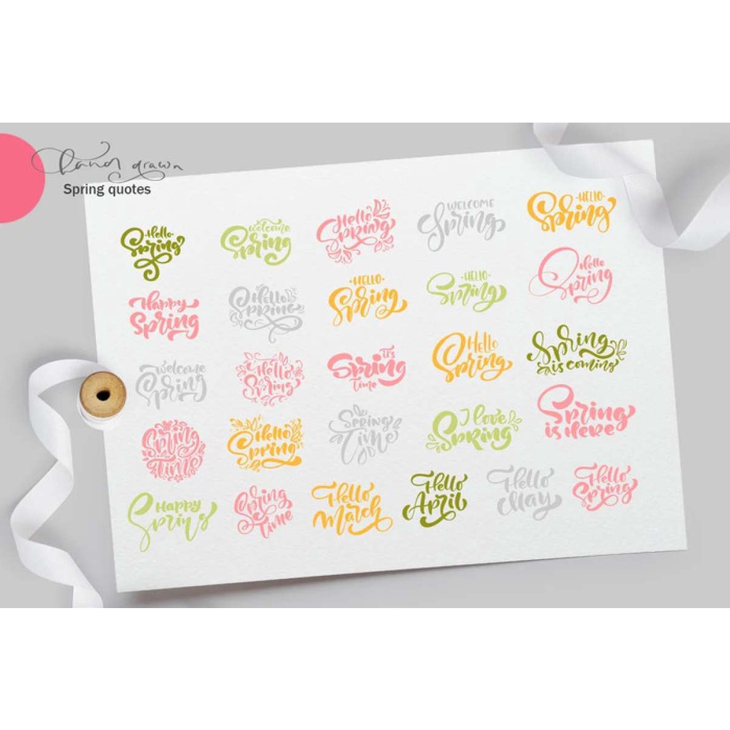 Fresh Feeling Spring Vector Kit Svg - Vector Designs