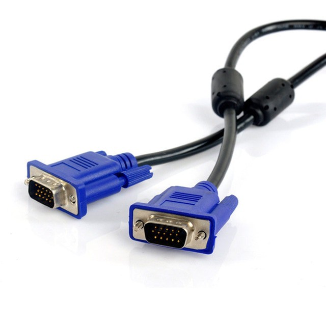 CABLE VGA MALE MALE 1,5M MONITOR LCD / LED KABEL MALE TO MALE 15 PIN 1.5 METER