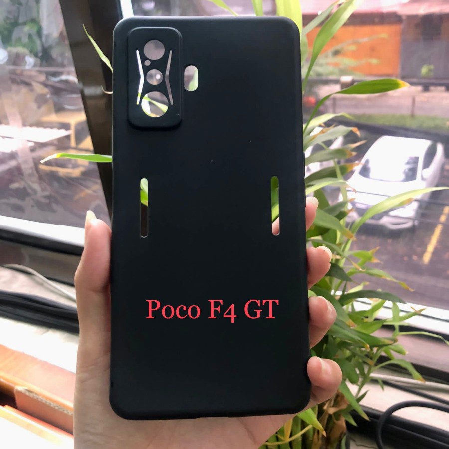 P/B- Case COVER  Xiaomi POCO F4 GT 5G (2022) Terbaru Softcase Slim Matte Black Protect Camera TPU Silicone