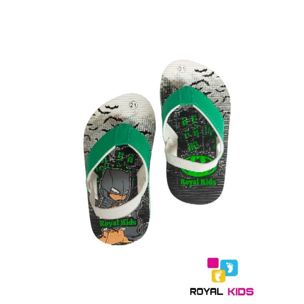 SANDAL BEBY BATMAN LEGO ROYAL KIDS (bisa custom nama)