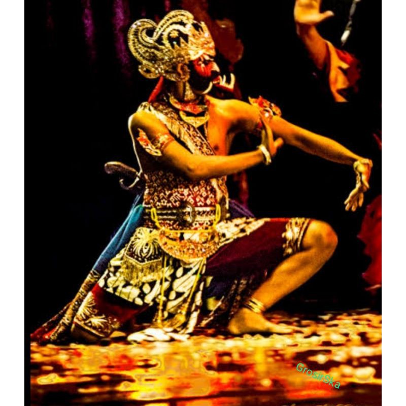 Kostum Buto Cakil Wayang Orang /Satu Set Buto Cakil Murah/ kostum wayang orang