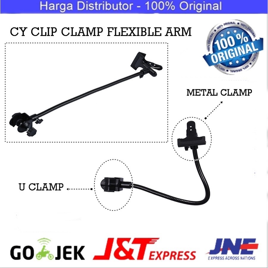 CY Clip clamp flexible arm background klip clamp metal clamp with u clamp