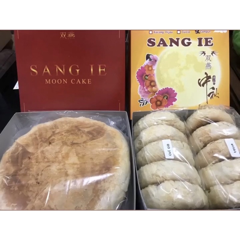 KUE BULAN SANG IE (NON HALAL) LAPIA LA PIA GWEK PIA TONG CHIU GWEE PIA NYIET PIANG NYIEK PIANG MOON 