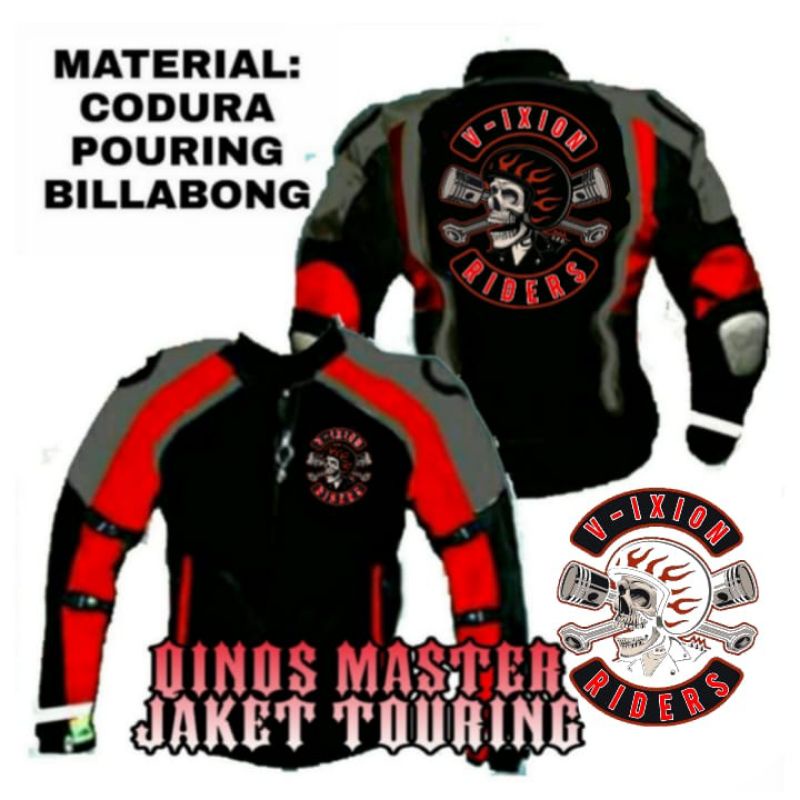 Jaket Touring Motor Vixion Full Protektor Windproof Jaket Touring Vixion 003