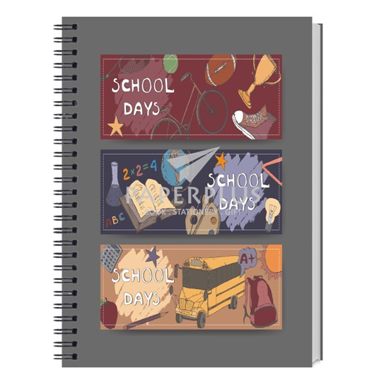 

Spiral Notebook A5 School Days A+