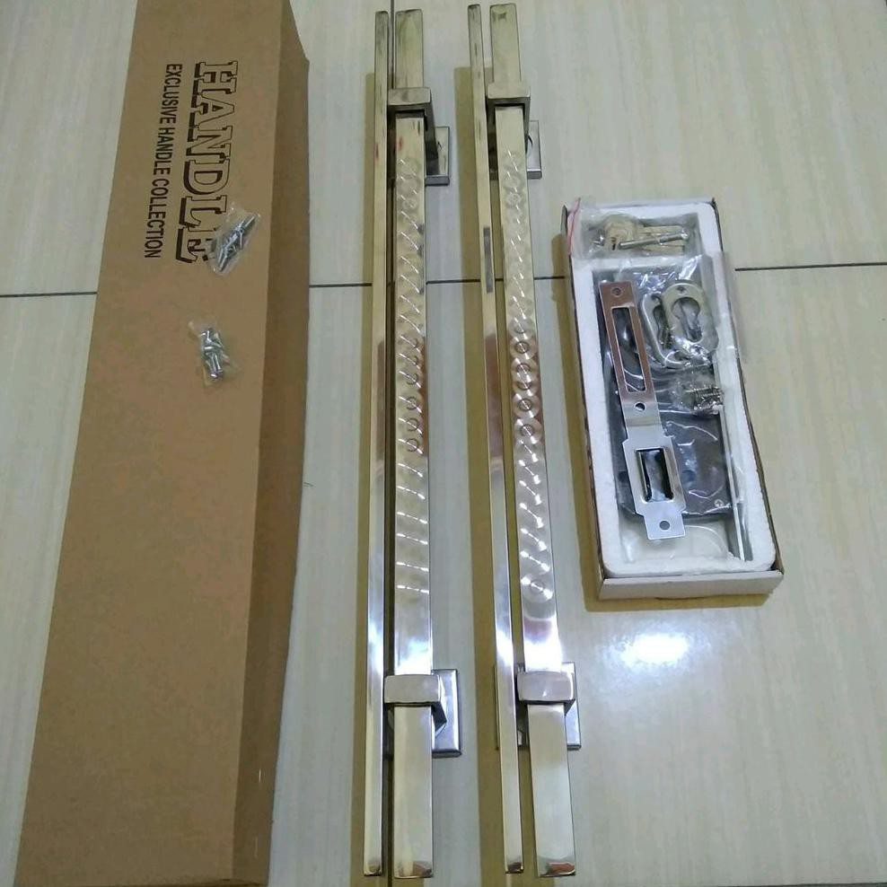 handle pintu rumah stainless - set kunci Terbaik