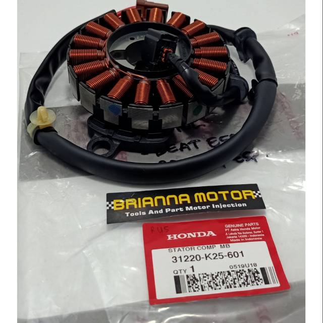 SPUL - STATOR BEAT FI ESP ORI HONDA 31220 K25 601