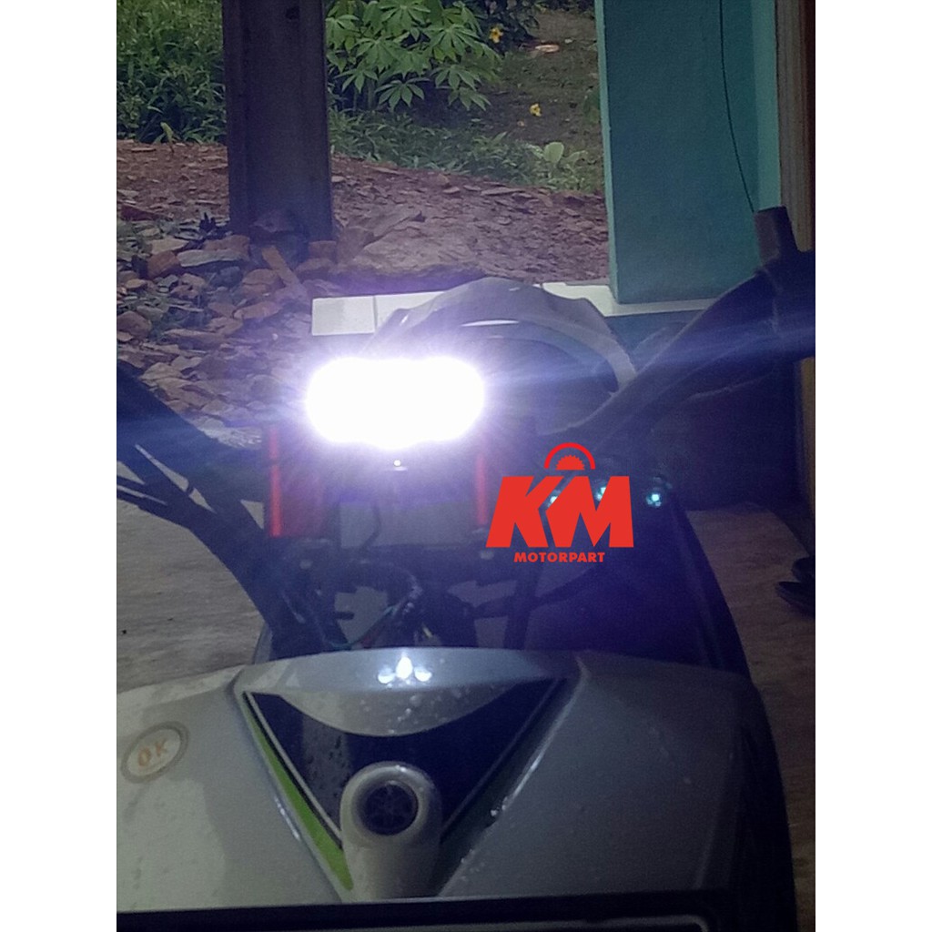 Lampu Tebak Sorot LED OWL 3 Mata 30 Watt 12 Volt Cree Nyala Putih Terang